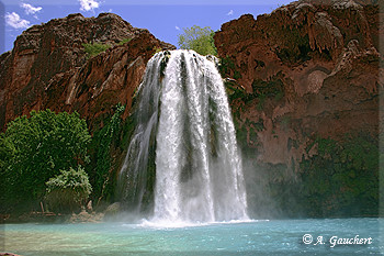 Vor dem Havasu Fall